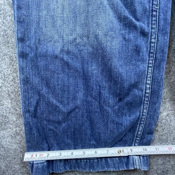 Hudson Jeans Womens 24 Wide Leg Paper Bag Belted Baggy Denim Trouser Dancehall - Picture 8 of 10